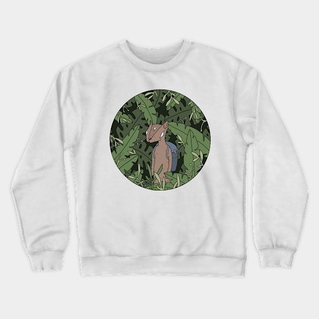 Forest cat Crewneck Sweatshirt by latifundija